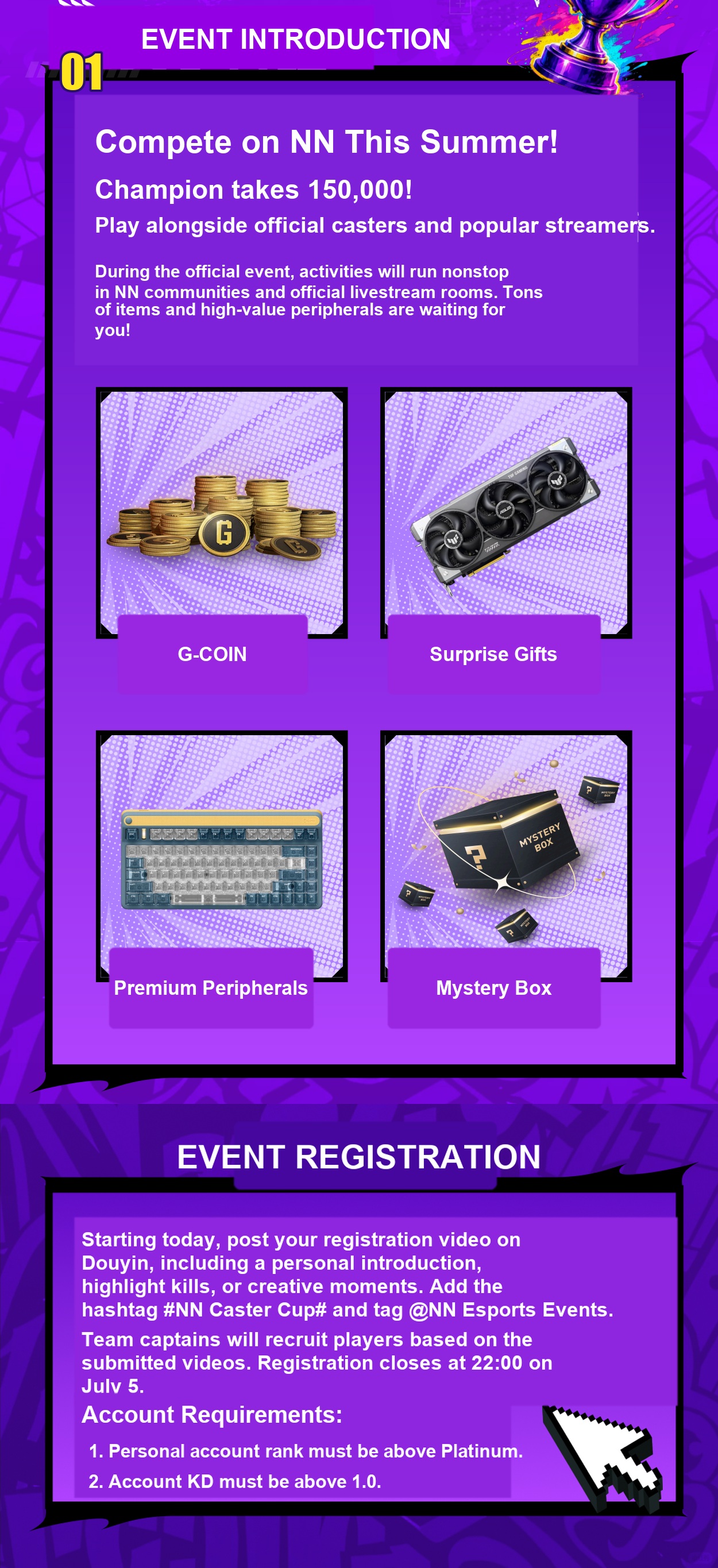 NN Caster Cup event introduction and registration guide